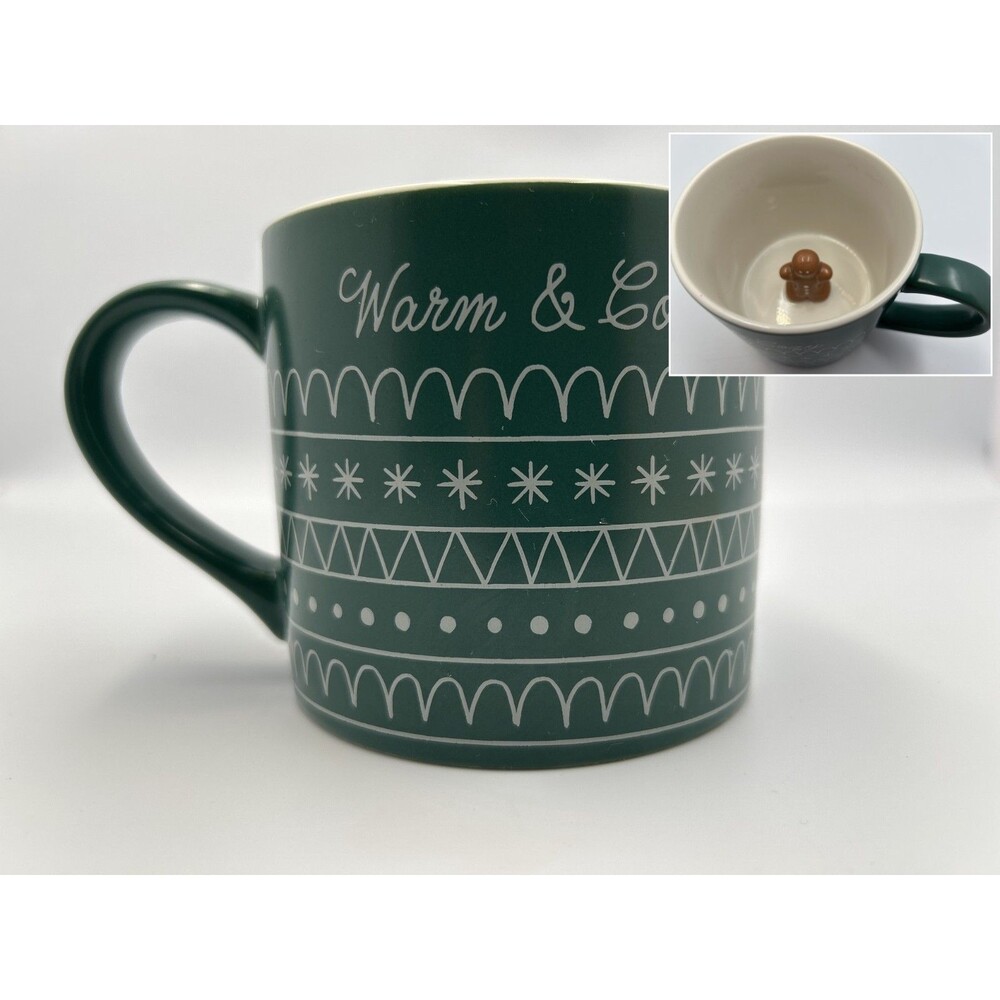 Target Wondershop Winter Christmas Warm Cozy Gingerbread Mug Holiday 2024 16 oz